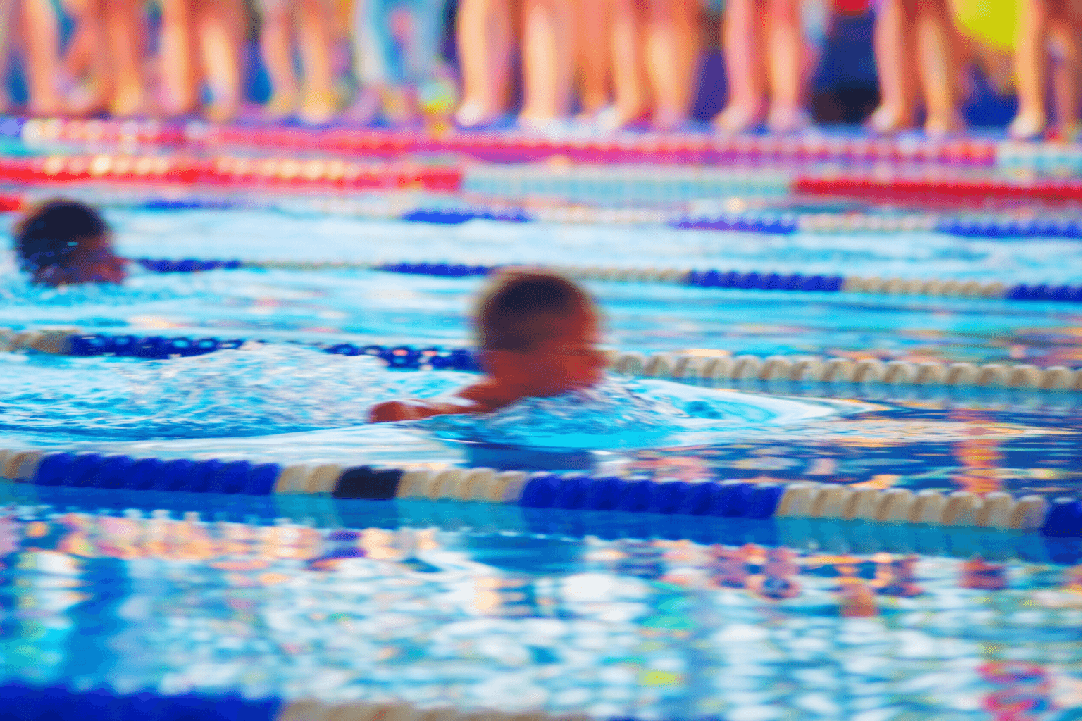 Schwimmer bei den Stadtmeisterschaften